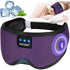 TOPOINT Bluetooth Sleep Eye Mask Wireless Headphones, Sleeping Eye Cover Travel Music Headsets with Microphone Handsfree, Sleep Headphones for Sid...
