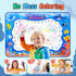 Large Water Doodle Mat for Toddlers, Magical Colourful, 39?×31? Mess Free Coloring Mat with 2 Water Pens, Educational Toy Gifts for Kids 3+ Year -...