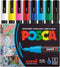 8 Paint Markers, 3M Fine Posca Markers with Reversible Tips, Acrylic Paint Pens for Art Supplies, Fabric Paint...