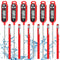 6 Pcs Meat Thermometer Food Thermometer with Probe Water Liquid Instant Read Digital Thermometer Cooking Thermometer Supplies BBQ Kitchen Thermome...