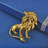 HUJUON Retro Lion Animal Pin Brooch for Men Women. Punk Suit Tie Pin for Husband Boyfriend Christmas Gifts...