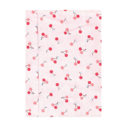 Hudson Baby Unisex Baby Cotton Flannel Burp Cloths, Cherry Sweet, One Size...