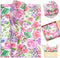 Whaline 100Pcs Floral Tissue Paper Watercolor Flower Gift Wrapping Paper Blossom Packaging Paper DIY Art Craft Paper for Home Wedding Baby Shower ...
