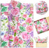 Whaline 100Pcs Floral Tissue Paper Watercolor Flower Gift Wrapping Paper Blossom Packaging Paper DIY Art Craft Paper for Home Wedding Baby Shower ...