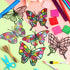 Yeaqee 24 Pack Butterfly Craft DIY Butterflies Suncatcher Paper Crafts Summer Crafts Butterfly Suncatcher Kits Classroom Arts and Crafts Party Fav...