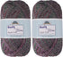 JubileeYarn Soft and Slim Yarn - 50g/Skein Bamboo Rayon Wool Blend - Purple Haze - 2 Skeins...