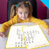 8 Packs Division Whiteboards, Double Sided Dry Erase Board Writable and Erasable Math Learning White Board for Kids, Students, Classroom and Home ...