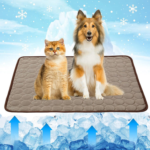 Dog Cooling Mat, Pet Self-Cooling Pad for Dogs,Cooling Mat for Dogs Washable Cooling Pet Mats for Kennels, Crates and Beds...