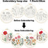 ORIGACH 4 Pack Flowers Embroidery Kits for Beginners, DIY Starter Hand Embroidery Kit with Floral and Plants Patterns and Instructions for Adults ...