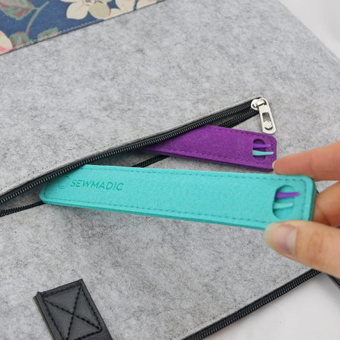 That Purple Thang (4 Pieces- 2xPurple, 2xGreen) Plus 2 Felt Storage Pouches - A Sewers Magic Wand for Sewing...