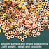 1500pcs 6mm Flat Round Spacer Beads Loose Beads for Bracelet Necklace Earring DIY Craft Supplies, 6 Colors...