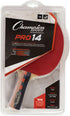 Champion Sports Pro Series Rubber Face Table Tennis Paddle - Multiple Speed Ratings...