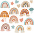 90 Pieces Rainbow Classroom Decor Rainbow Clouds Star Heart Sun Bulletin Board Birthday Party Baby Shower Decor for Bulletin Board Classroom Schoo...