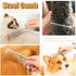 Grooming Rake Undercoat Brush for Dogs Long Hair, Tooth Stainless Steel Dog Comb, Deshedding Tool Set Husky Long-haired Cats, 2 Piece...