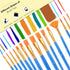 AROIC Acrylic Paint Brush Set, 30 pcs Nylon Hair Paint Brushes for All Purpose Oil Watercolor Face Body Rock Painting Artist, Small Paint Brush Ki...