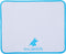 (68 Color/Size Options Gaming Mouse Pad (Small: 8x10), White Pad with Light Blue Stitching. Best Premium Waterproof Non RGB Computer Gaming XL Des...