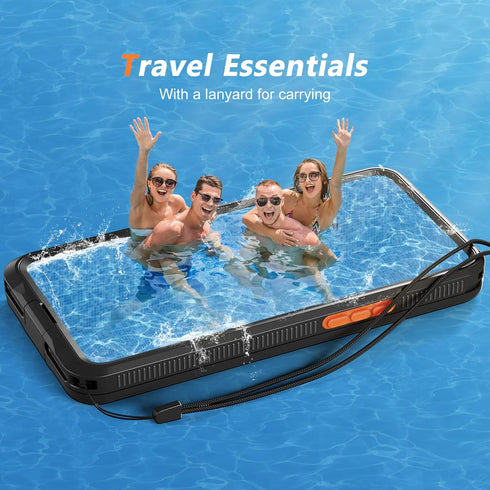 Mitywah Waterproof Case for iPhone, Underwater Snorkeling Diving Phone Case for iPhone 15 14 13 12 /15Pro 14Pro 13Pro 12Pro, HD Underwater Photogr...