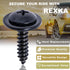 Rexka 30pcs Fender Liner Splash Shield Wheelhouse Liner Screw Phillips Truss Head Sems Compatible with Honda Acura BMW 90114-SE0-000 Accord ILX RD...