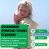 COR Surf Poncho Changing Towel Robe with Hood and Front Pocket for Kids, Doubles Up As Beach Towel and Blanket, Made of Quick Dry Microfiber, Fits...