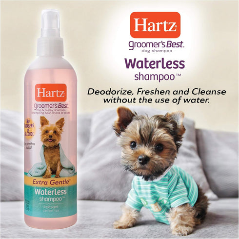 Hartz Groomer's Best 3-in-1 Waterless Dog Shampoo...