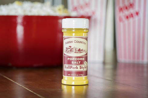 Amish Country Popcorn | Oil and Seasoning Variety Pack | Coconut Oil - 15 oz and Ballpark ButterSalt Popcorn Salt - 6 oz...