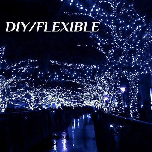2-Pack 200 LED Solar Fairy Lights Outdoor, Upgraded Oversize Lamp Beads & Super Bright Solar String Lights Outoor, 8 Modes Solar Lights for Garden...