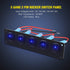 Nilight 5 Gang 3 Pin Rocker Switch Panel Waterproof On-Off Toggle Switches for Car Vehicle Trailer Truck SUV Marine Boat RV Ship 12V/24V 20A...