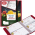 Samsill Plastic Recipe Holder, Recipe Book with Plastic Sleeves, Holds up to 88 Recipe Cards, 4x6 Index Cards, Customizable Cover...