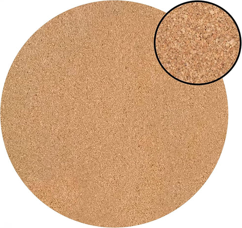 Dainty Home Foiled Granite Thick Cork Heat Resistant Dining Table Placemats Set of 2, 15" Round, Marbled Rose Gold - 2MC15RGO...