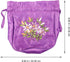 Holibanna Handbags Tote Bags The Tote Bag Purse Drawstring Tote Bag Women Drawstring Handbag Embroidered Handbag Small Drawstring Handbag Embroide...