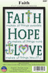 Design Works Crafts Cross Stitch Kit, Faith (14 Count)...