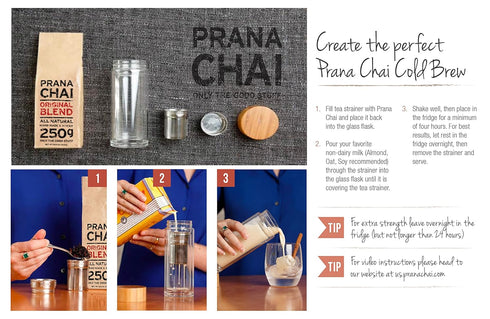 Prana Chai TURMERIC Blend 250 g - All-Natural, no sugars, no syrups, no concentrates, no preservatives. Only The Good Stuff...