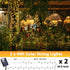2 Pack Total 80FT Solar String Lights for Outside, 240 LED Outdoor String Lights Solar Powered, IP65 Waterproof Christmas Fairy Tree Light with 8 ...