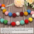 PATIKIL Wool Felt Balls Beads Wool Felting Pom 2cm 20mm White for Home Crafts Handcrafts Project DIY Pack of 50...