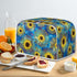 Sunflower Print Toaster Cover 2 Slice Wide Slot Decorative Accessories for Kitchen, Boho Mandala Flower Small Appliance Covers Anti Fingerprints O...