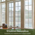 FEOMOS Clear Water Window Privacy Film, Non Adhesive Window Cling, Decorative Window Sticker, Window Covering Translucent Glass Film for Windows D...