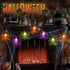 Spider String Lights for Halloween, 8.5 Ft Spider String Lights with 10 LEDs Colorful Spider Lights Perfect for Parties, Yard Door, Bars, Black Wi...
