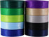 5/8 Inch Wide Solid Color Double Sided Polyester Satin Ribbon 20 Colors X 2 Yard Each Total 40 Yds Per Package...