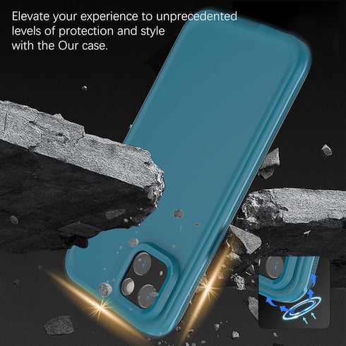 iPhone 14 Plus Waterproof Case,Retail Packaging,IP68 Full Sealed Snowproof Dustproof Shockproof Heavy Duty Protection Cover with Screen Protector ...