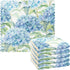 ALAZA Dish Towels Kitchen Cleaning Cloths pring Hydrangea Flowers Watercolor Dish Cloths Super Absorbent Kitchen Towels Lint Free Bar Tea Soft Tow...