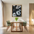Posterizer 1 pcs-big lush white flowers in the wild-chic decor-Floral & Botanical Art-Abstract & Modern Art-Decor for Home & Office- UNFRAMED Wall...