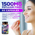 Psyllium Husk Capsules 1500mg - Fiber Supplement - Natural Soluble Fiber Pills with Psyllium Husk Powder - Supports Digestive Gut and Colon Health...