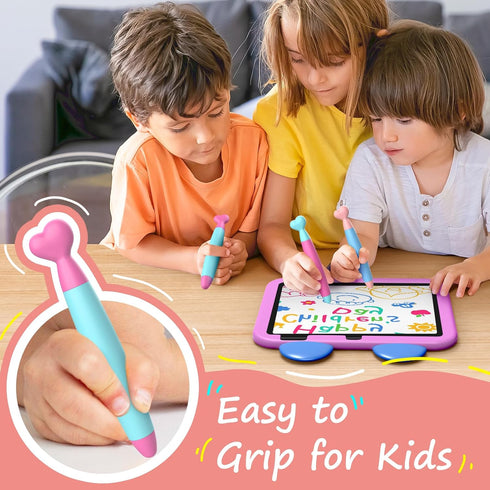Digiroot Kids Stylus Pens for Fire HD Kids Tablet, 3 Pack Stylus for Kids with Durable Rubber Tips, Compatible with Fire Tablet, Fire Max Tablet, ...