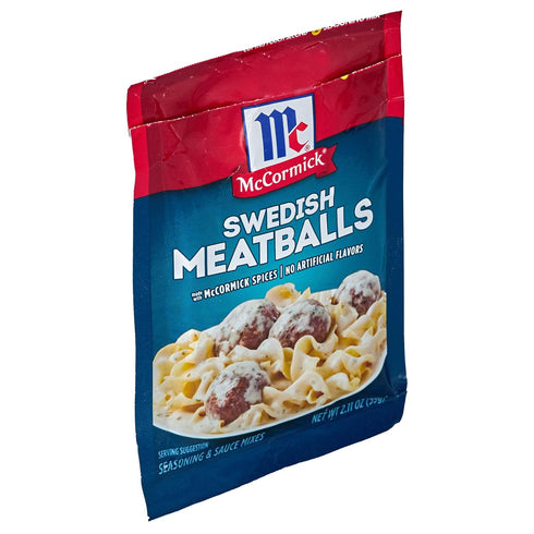 McCormick Swedish Meatballs Seasoning & Sauce Mixes, 2.11 oz (Pack of 6)...