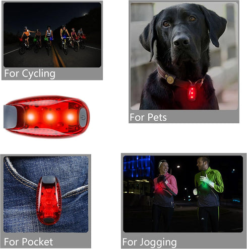 STURME LED Safety Light Strobe Lights for Daytime Running Walking Bicycle Bike Kids Child Woman Dog Pet Runner Best Flashing Warning Clip on Small...