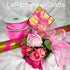 LaRibbons Organza Wired Ribbon, Hot Pink Sheer Ribbon for Flower Bouquet, Gift Wrapping, Wedding Invitations Wreaths Wrap, Party Decoration, 1 1/2...