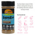 Dizzy Pig Raging River Salmon Seasoning Rub (8oz Shaker) - Seasons 30+lbs of Food - Hand Made in the USA - MSG Free, Gluten Free...