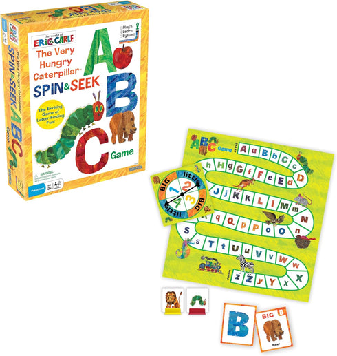 Briarpatch | The Very Hungry Caterpillar Spin & Seek ABC Game, Ages 3+...