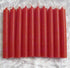 Biedermann & Sons 2-Hour Long Burning Unscented Tree or Chime Candles, Red, 4 Inch Tall - Set of 20...