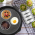 8PCS English Muffin Rings - 4 Inch+3.35 Inch Set Stainless Steel Crumpet Tart Rings - Double Rolled Round Metal Pastry Ring Molds for Baking Cooki...